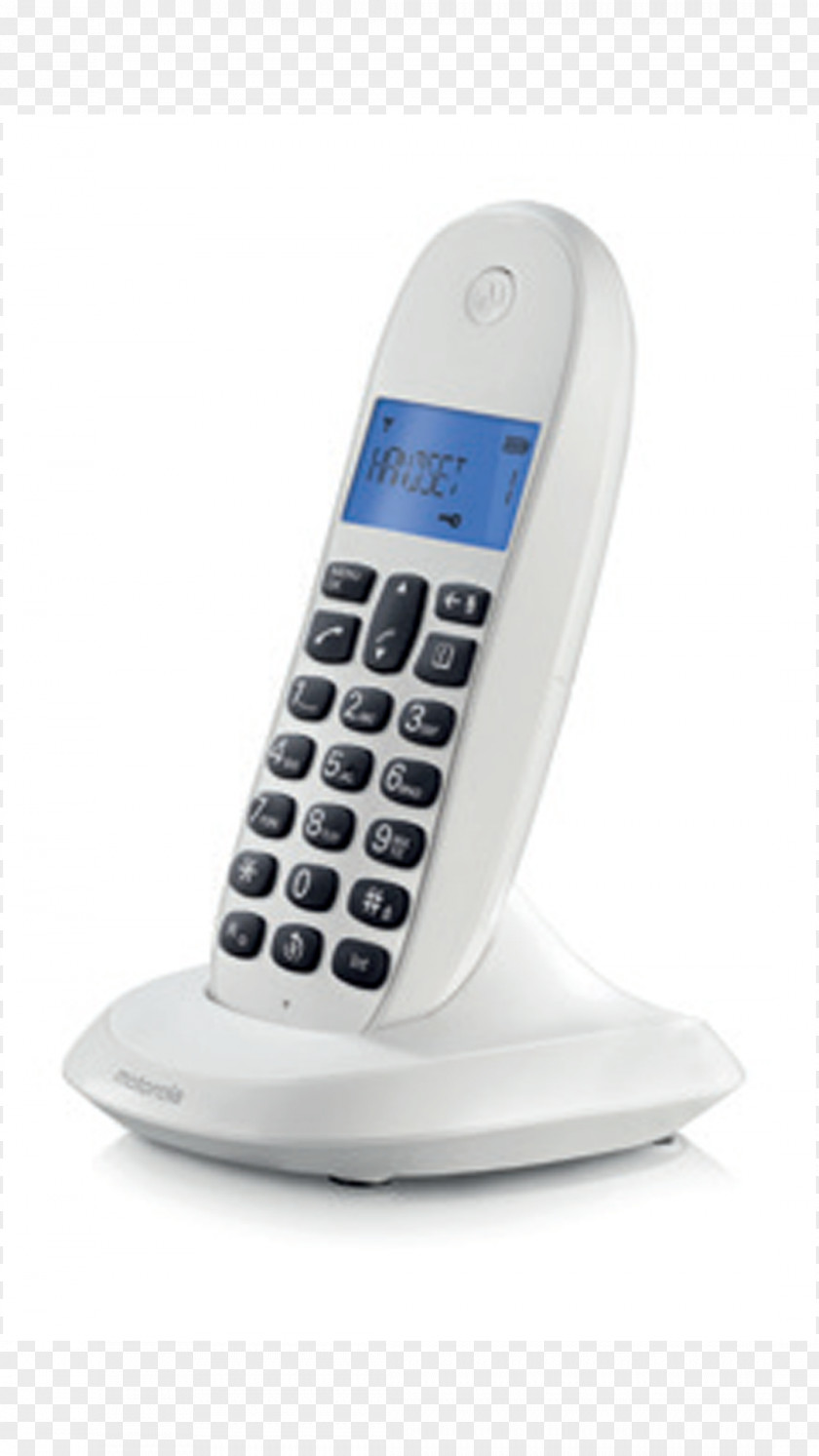 Motorola Cordless Telephone Home & Business Phones Mobile Digital Enhanced Telecommunications PNG