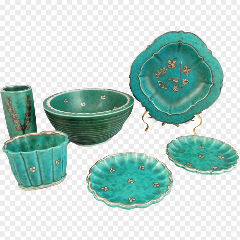 Plate Ceramic Tableware Pottery Porcelain Green Body PNG