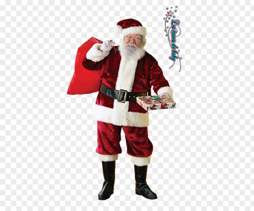 Santa Claus Suit Costume Christmas PNG