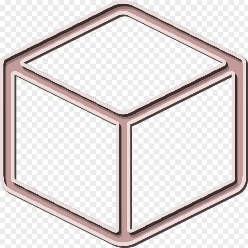 3d Icon Cube Graphic Design PNG