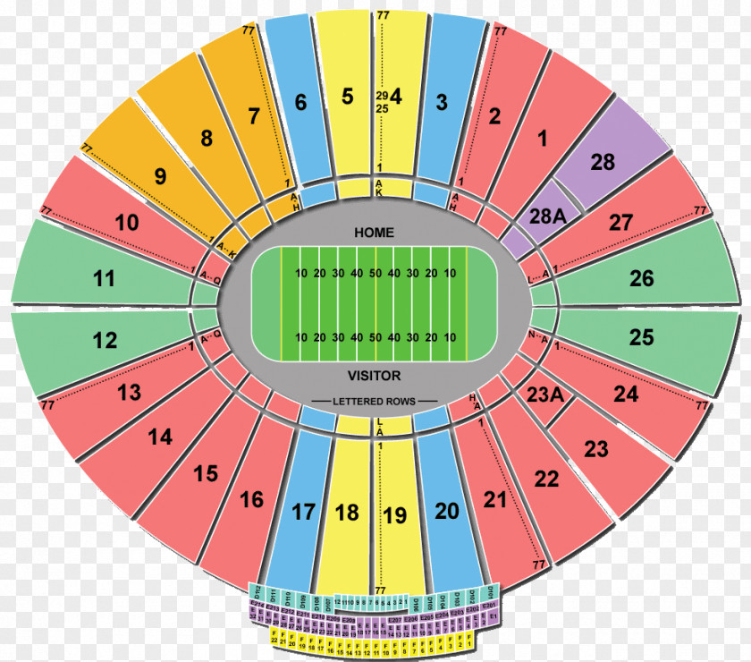 American Football Rose Bowl Game UCLA Bruins USC Trojans Moda Center PNG