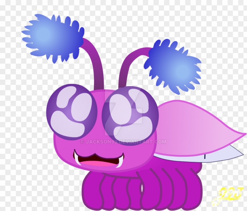 GIGGLE Invertebrate Pink M Character Clip Art PNG