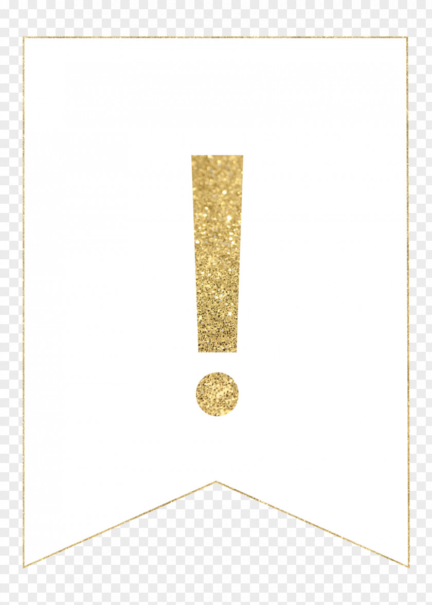 Gold Letter Banner 01504 Rectangle Brass PNG