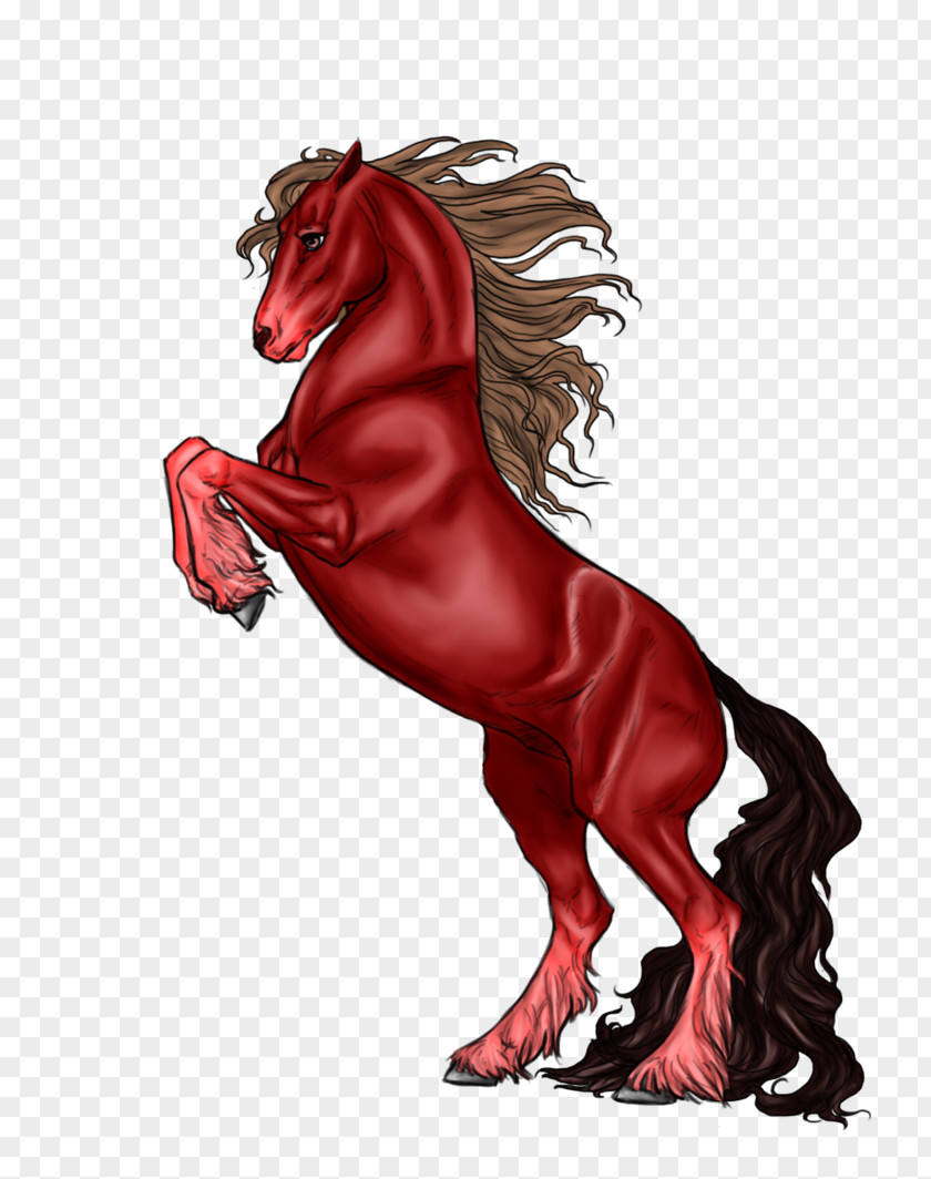 Mustang Stallion Demon Desktop Wallpaper PNG