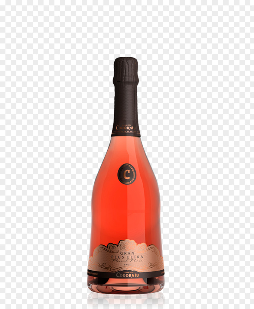 Plus Ultra Codorníu Winery Cava DO Sparkling Wine Rosé PNG