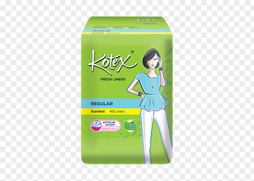 Sanitary Pad Kotex Pantyliner Napkin Carefree Feminine Supplies PNG