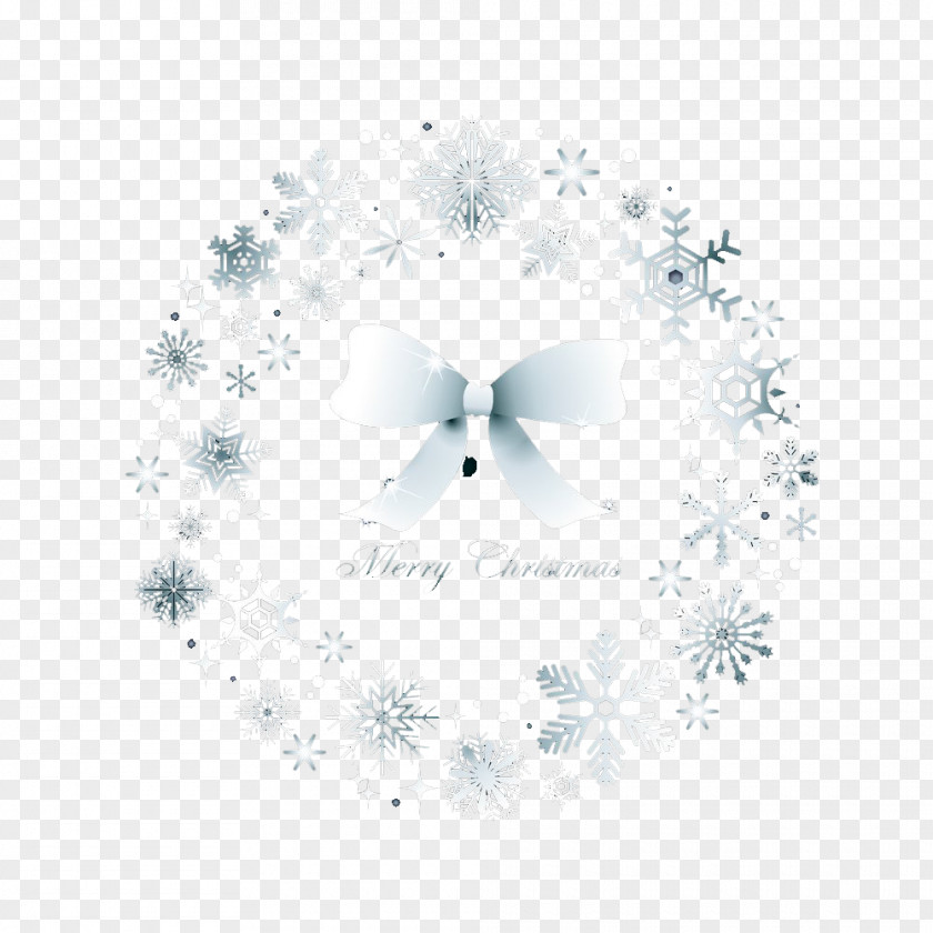 Snowflake Flower Frame Picture Material Pattern PNG