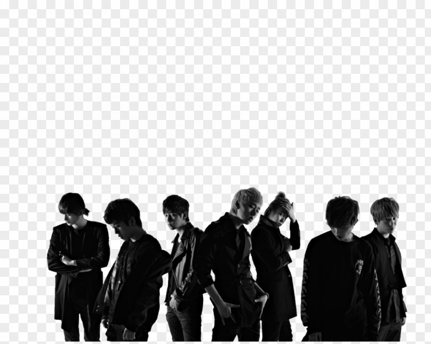 Btob Block B Black And White K-pop Logo PNG