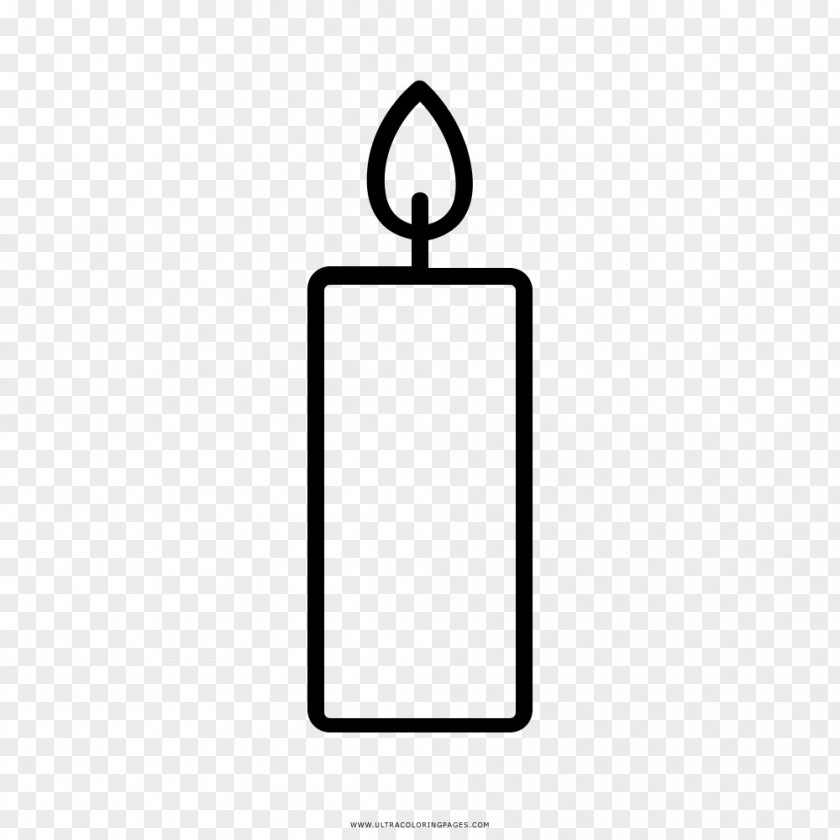 Candle Drawing Coloring Book PNG