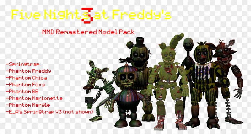 Mmd Five Nights At Freddy's 3 Freddy's: Sister Location 2 4 Ultimate Custom Night PNG