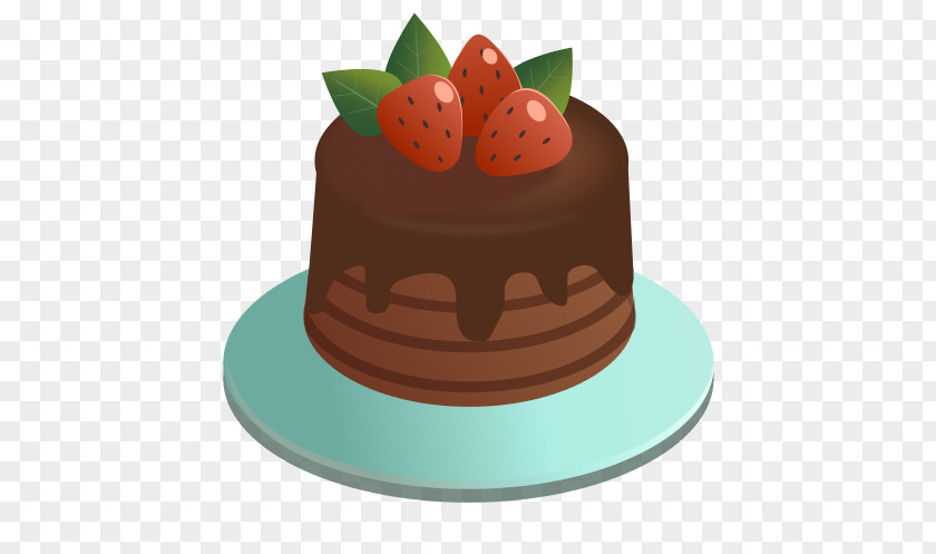 Sachertorte Kuchen Cartoon Birthday Cake PNG