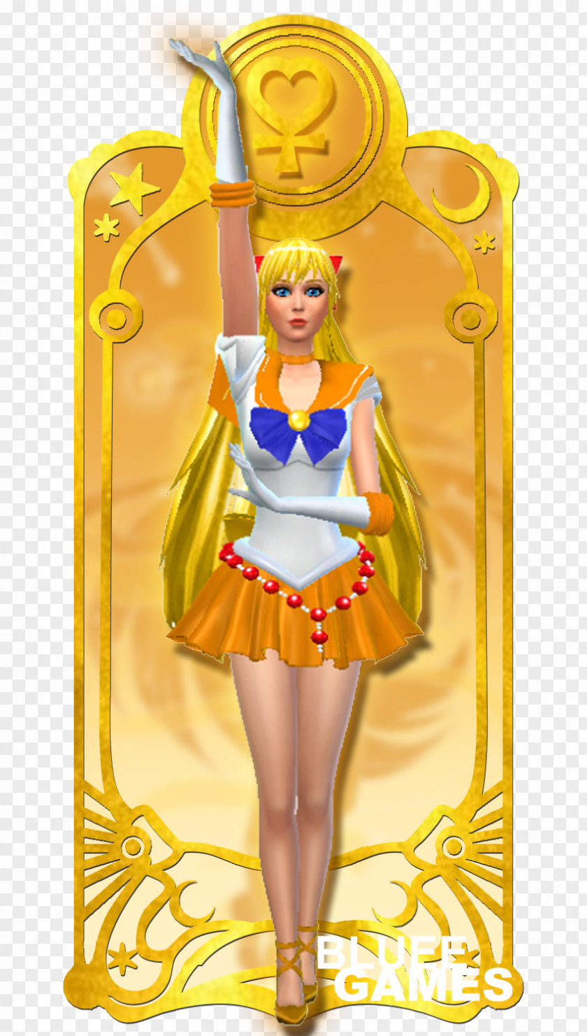 Sailor Moon Venus Costume Image Illustration PNG