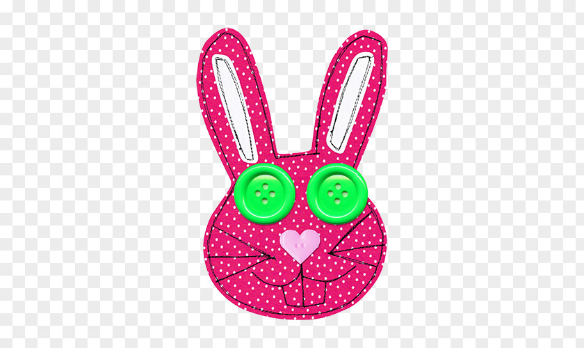 Shanty Town Textile Easter Bunny Child Designer PNG