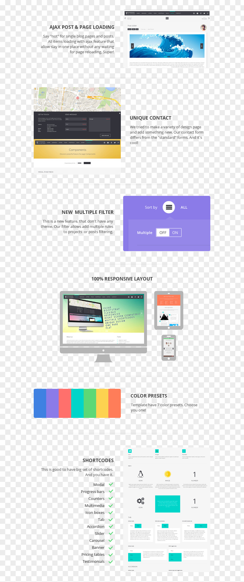 Single Page Template Web Online Advertising Product Design Logo PNG