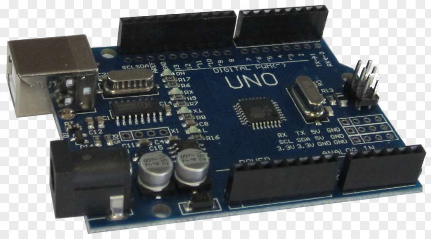 Arduino Microcontroller Uno Printed Circuit Board Electronics PNG