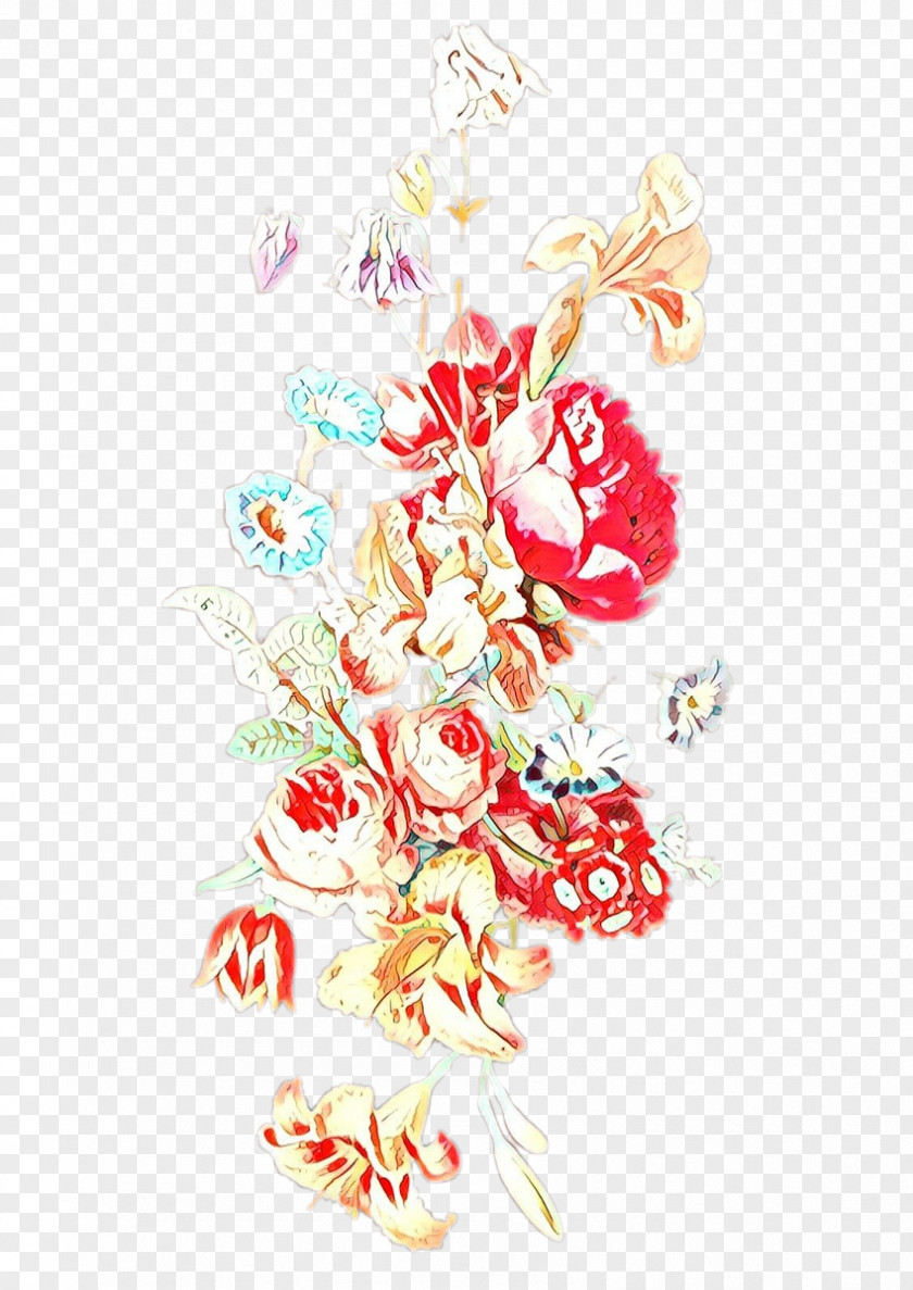 Holiday Ornament Interior Design Watercolor Flower Background PNG