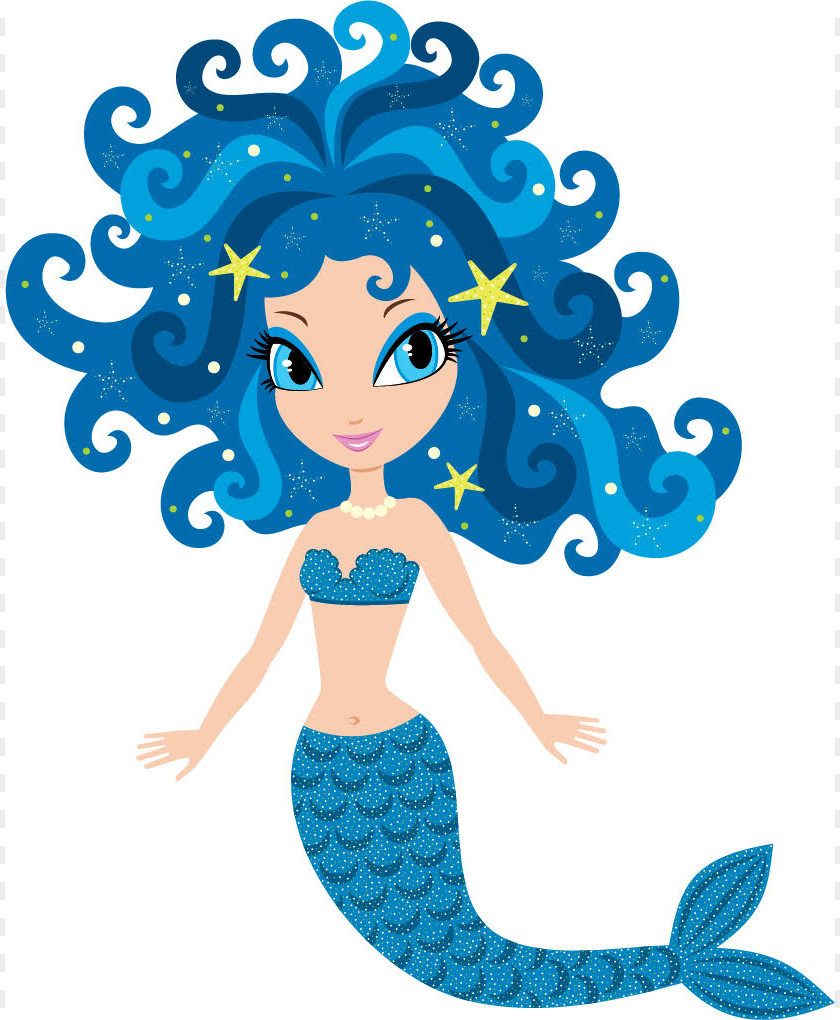 Mermaid Cartoon Clip Art PNG