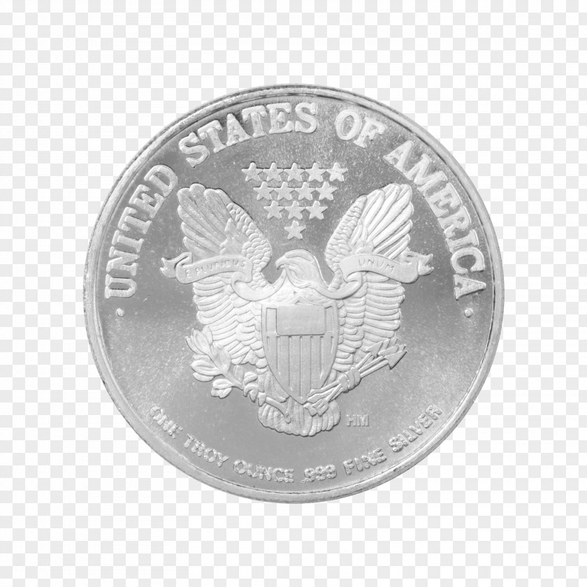 Metal Coin Silver PNG