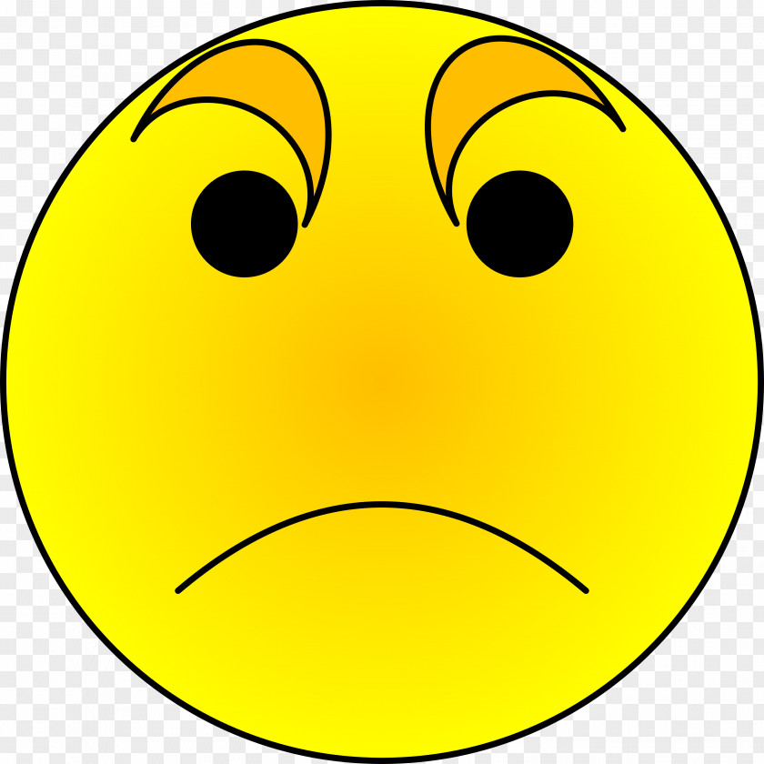 Sad Emoji Smiley Anger Emoticon Clip Art PNG