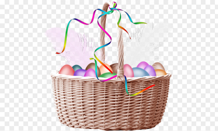 A Basket Of Eggs Easter Egg PNG