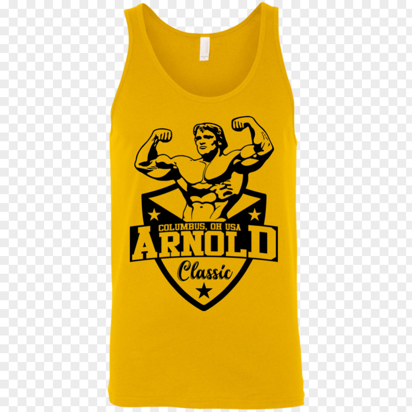 Arnold Schwarzenegger Bodybuilding Clothing T-shirt Sports Festival Sleeveless Shirt PNG