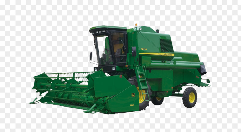 Combine Harvester John Deere Tractor Agricultural Machinery Foton Motor PNG