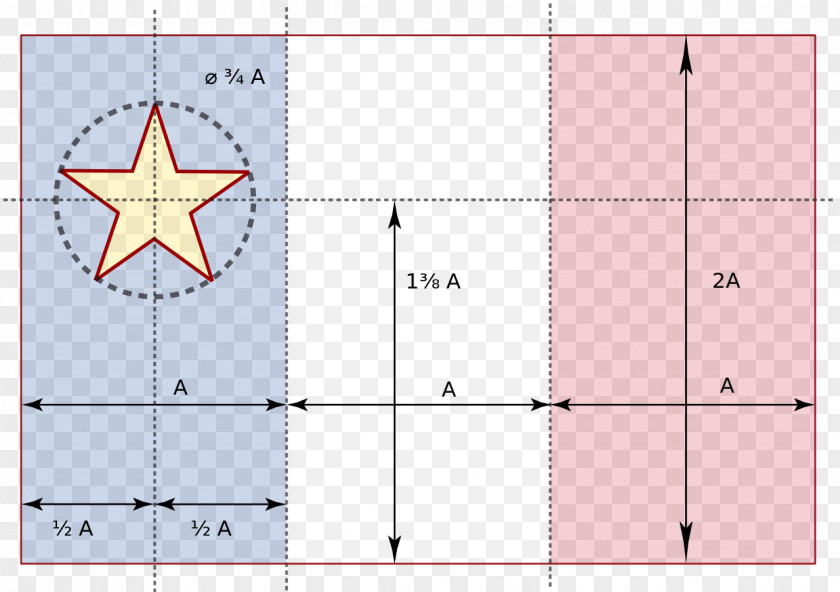 Flag Of Acadia Saint-Georges Angle PNG