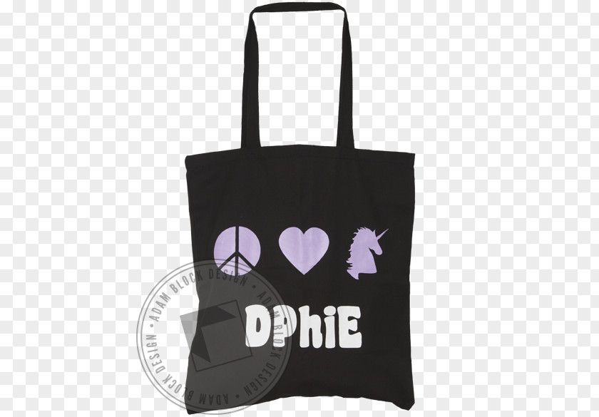 Peace And Love Tote Bag Brand Font PNG