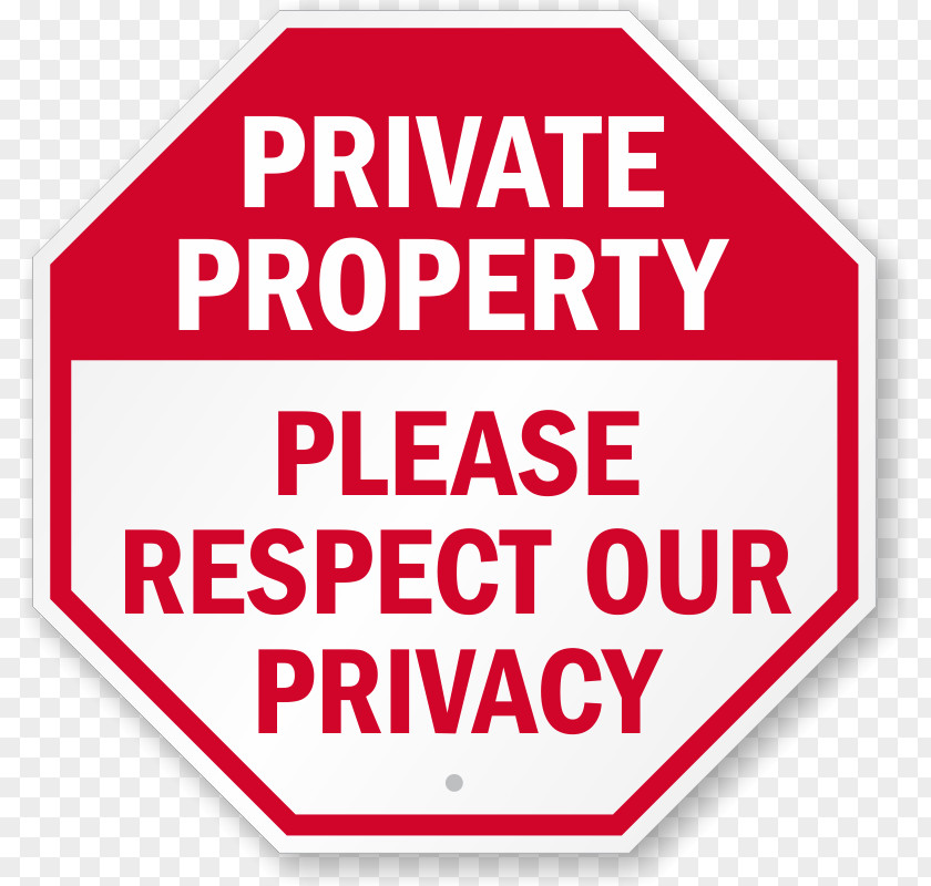 United States Trespasser Private Property PNG