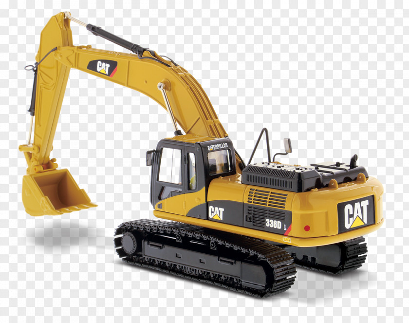 Caterpillar Inc. Excavator Hydraulics Die-cast Toy Loader PNG