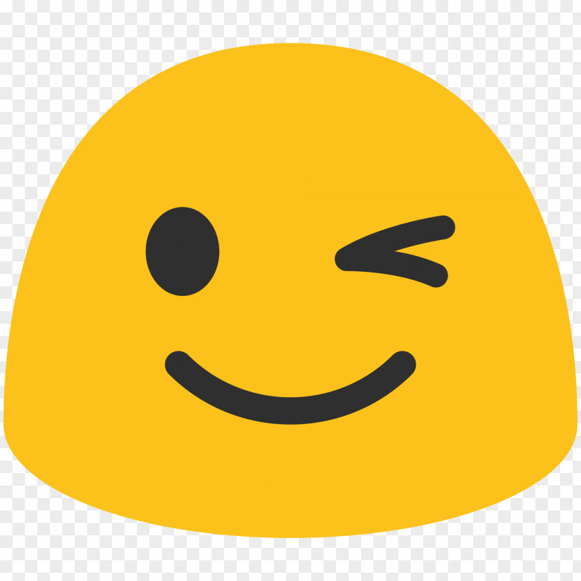 Emoji Wink Emoticon IPhone Android PNG