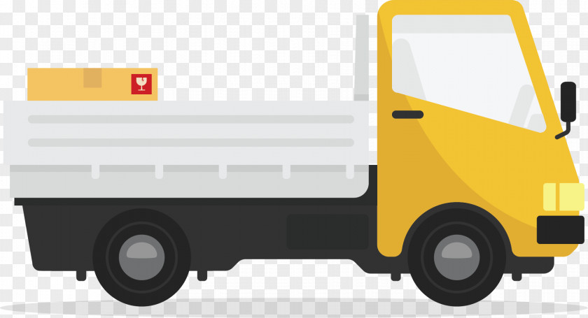 Flash Delivery Truck Car Commercial Vehicle Icon PNG