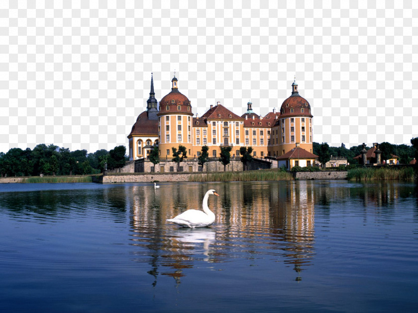 German Town Charming Scenery Moritzburg Castle Dresden Neuschwanstein Das Concierge PNG