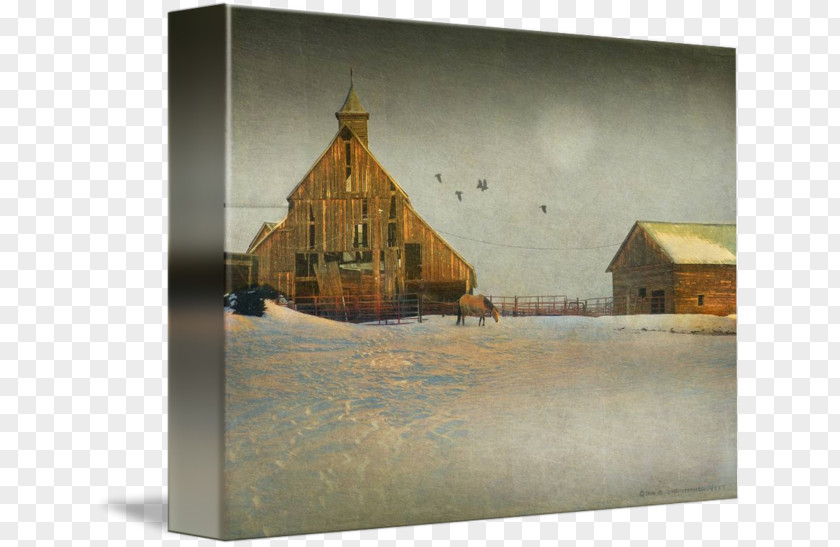 Old Barn Painting Picture Frames PNG
