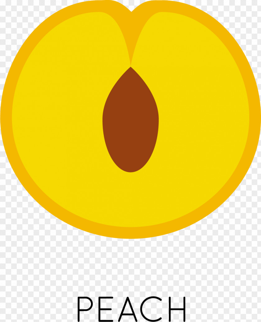 Delicious Yellow Peach Download Dessin Animxe9 PNG