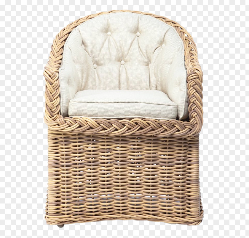 Chair Wicker Dining Room Cushion Couch PNG