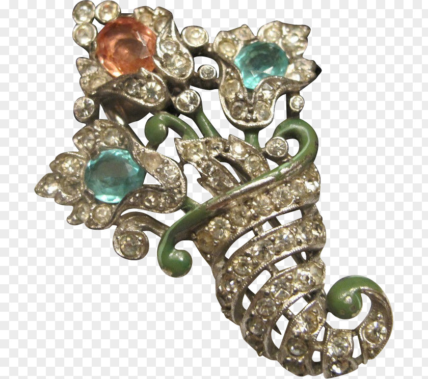 Emerald Body Jewellery Brooch Diamond PNG