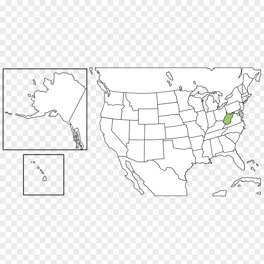 Map U.S. State Vector Graphics Kentucky PNG