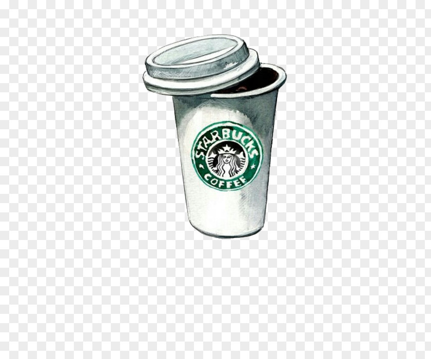 Starbucks Cartoon Cup Coffee Cappuccino Espresso Caffxe8 Americano PNG