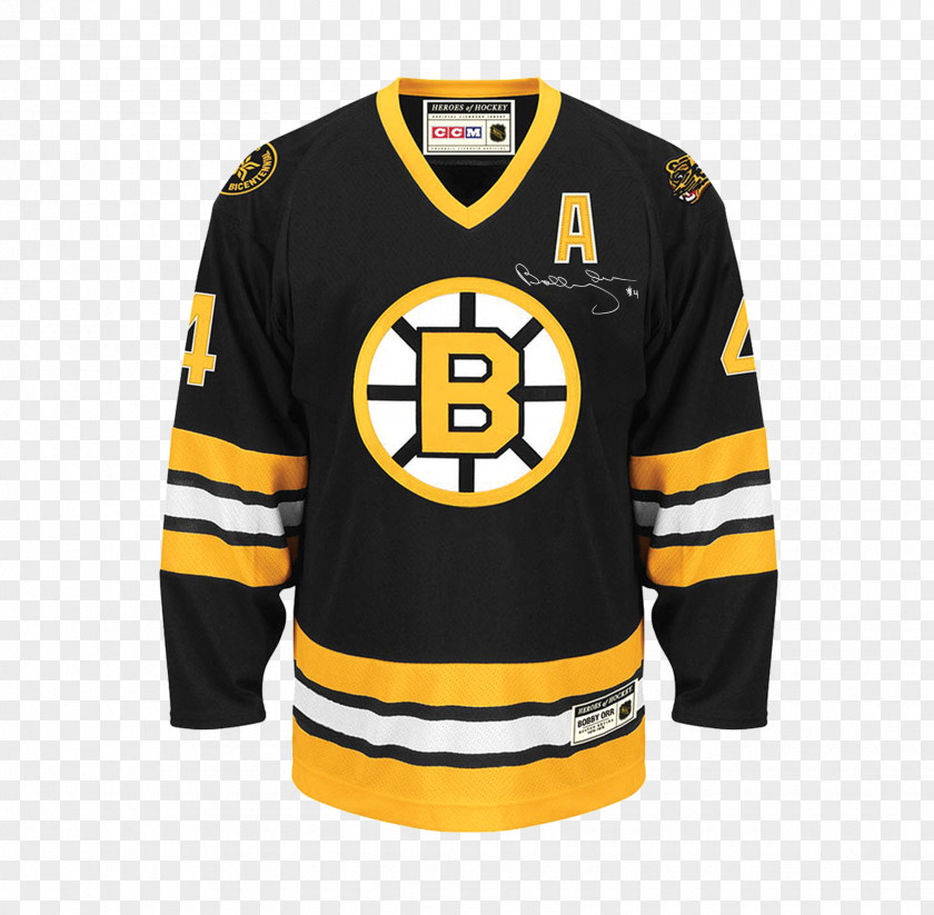 Adidas Boston Bruins National Hockey League Jersey NHL Uniform PNG