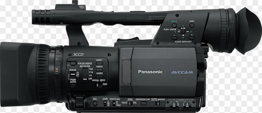 Camcorder1080p P2Camera Video Cameras Panasonic AG-HMC151 PNG