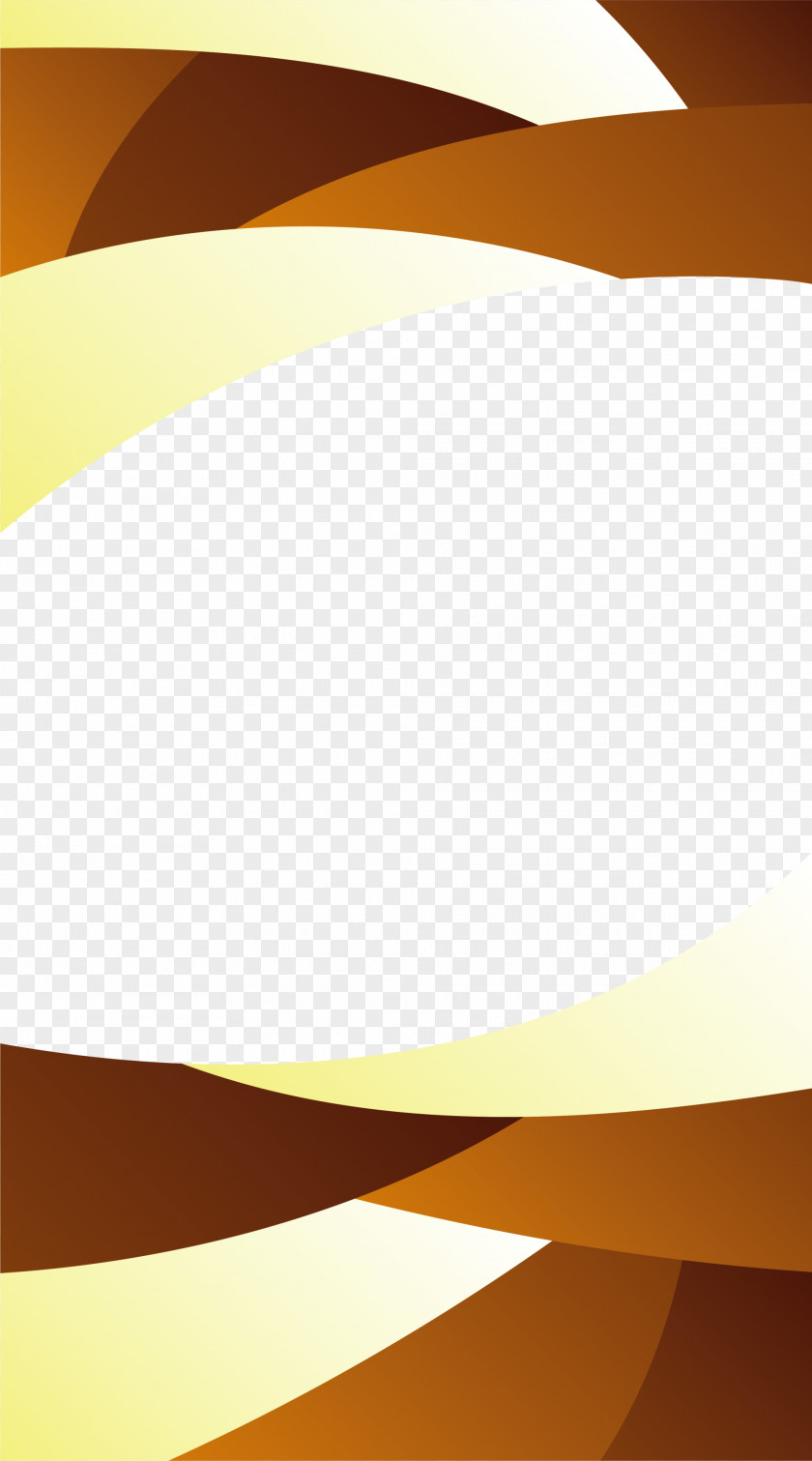 Coffee Curve Background Yellow Pattern PNG