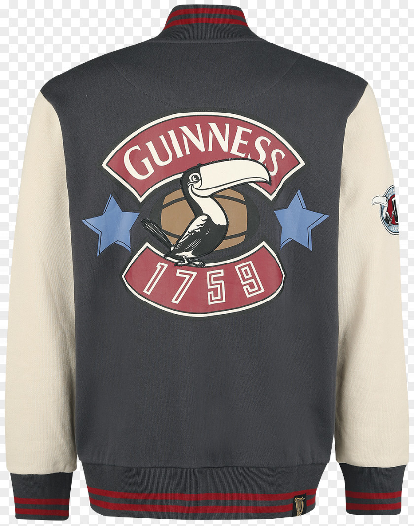 Guinness Toucan Sports Fan Jersey Jacket Sleeve PNG