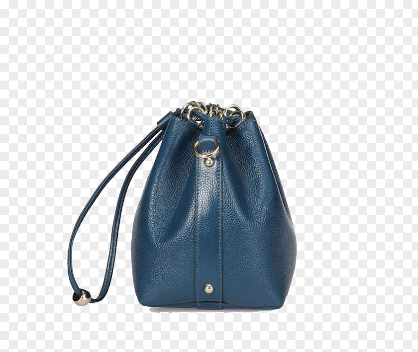 Simple Wind Bucket Bag Dark Blue Hobo Download PNG