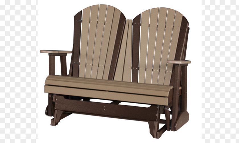 Wood Swing Chair Bench Garden Furniture PNG