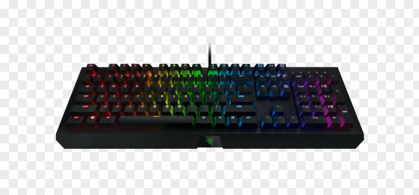 Black Widow Computer Keyboard Razer Inc. Gaming Keypad USB Video Game PNG