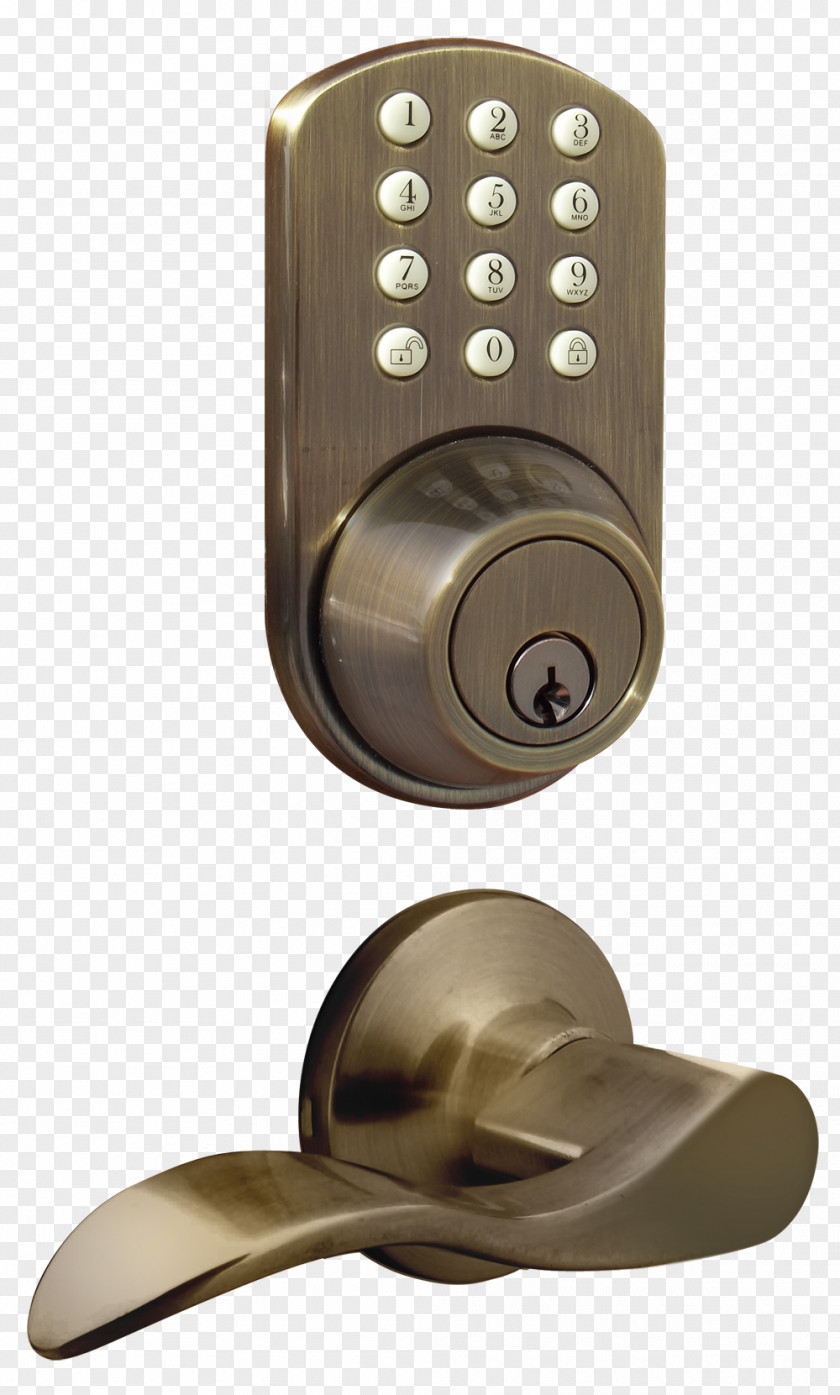 Door Dead Bolt Lock Keypad Remote Keyless System PNG