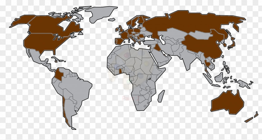 Globe World Map PNG