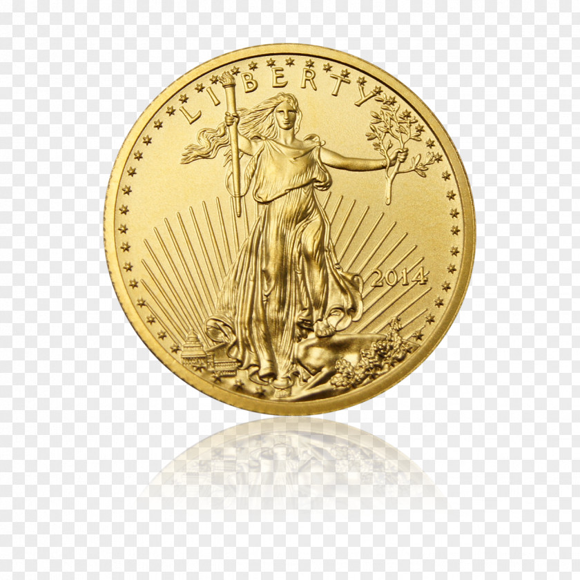 Gold Coin Silver Metal PNG