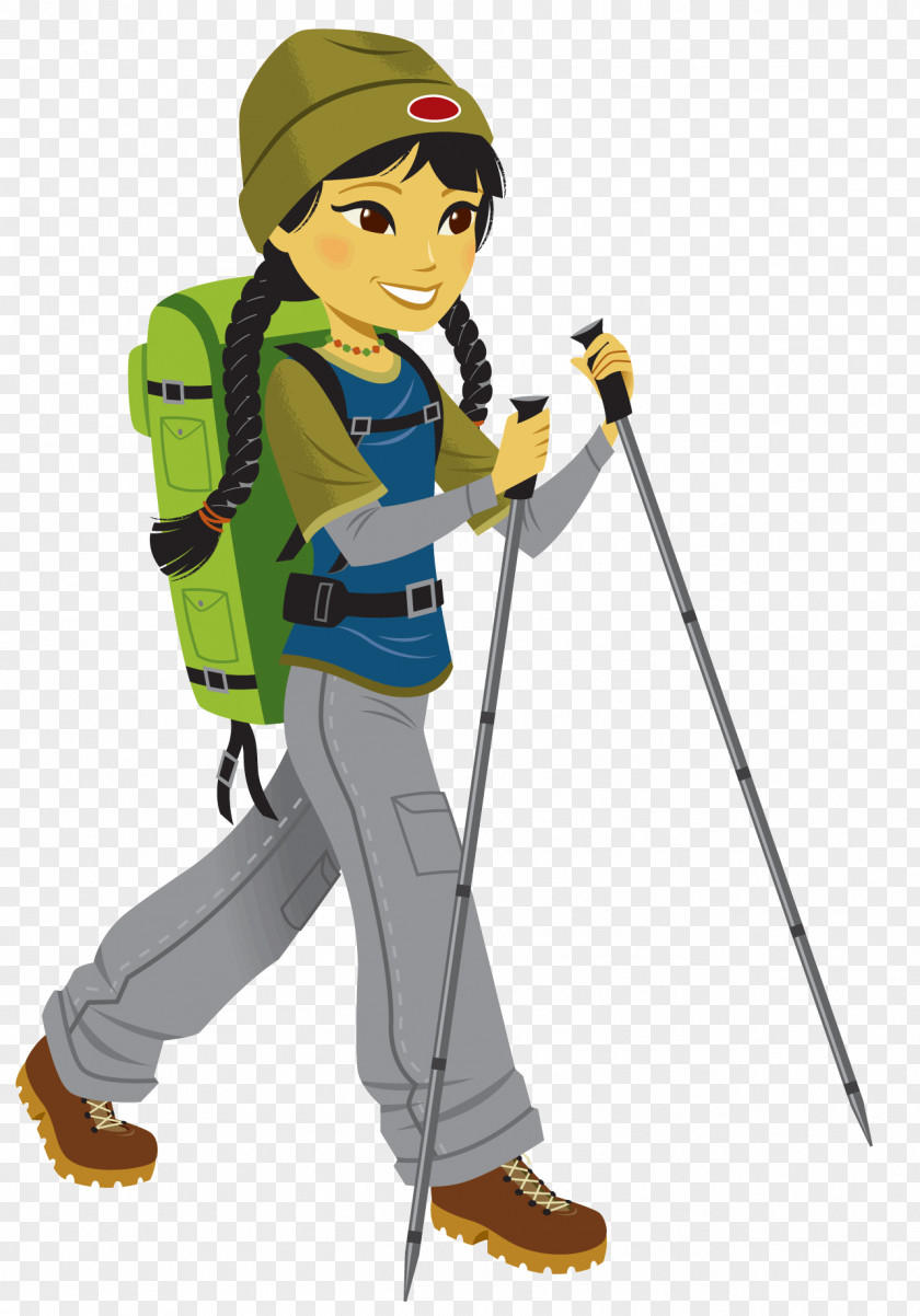 Hiking Climbing Mountaineering Clip Art PNG